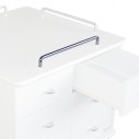 4 guard rails on upper tray