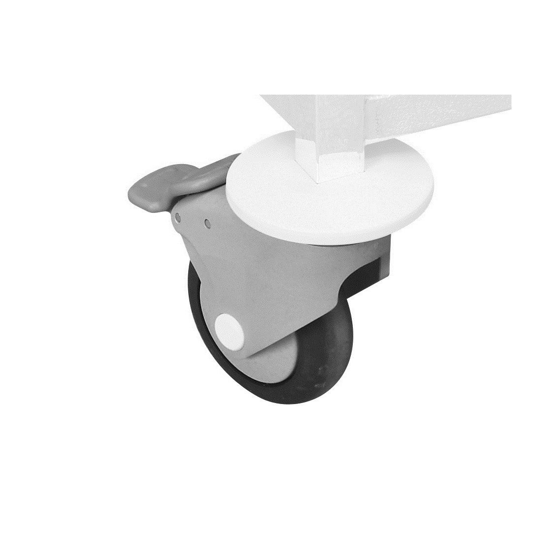 4 antistatic castors ø 100mm / 2 with brakes