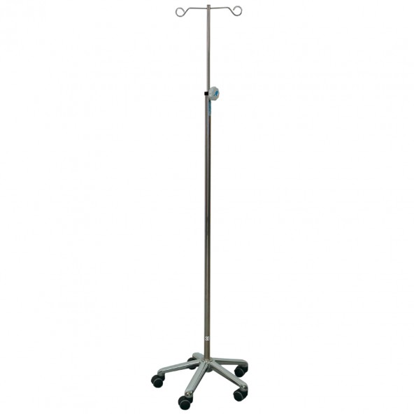 IV pole on wheels