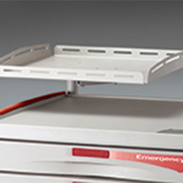 Defibrillator shelf