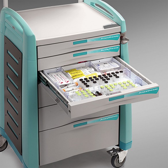 Medical anesthesia trolley...