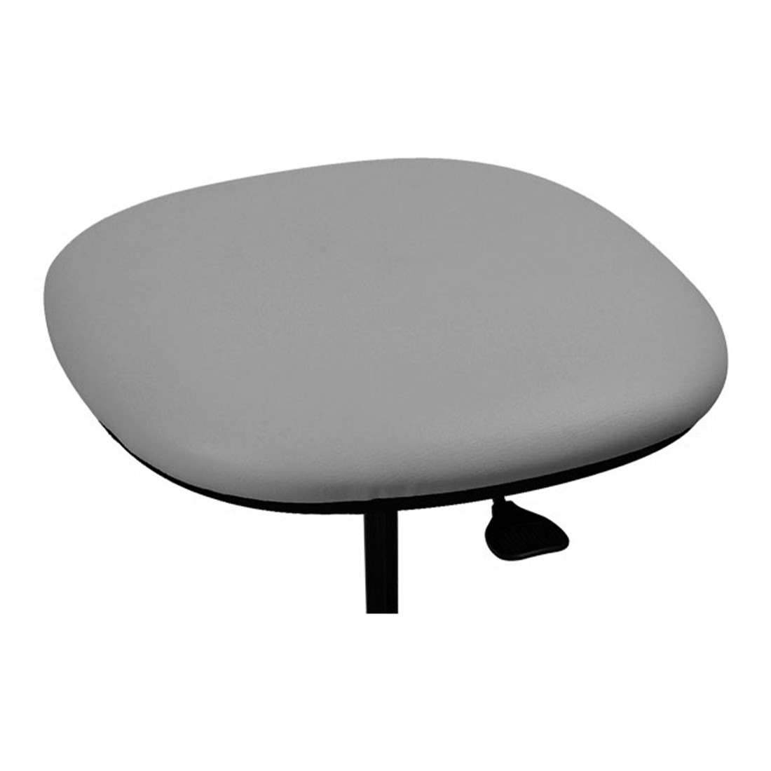 Tabouret sur roulettes - Assise mousse carrée - Promotal