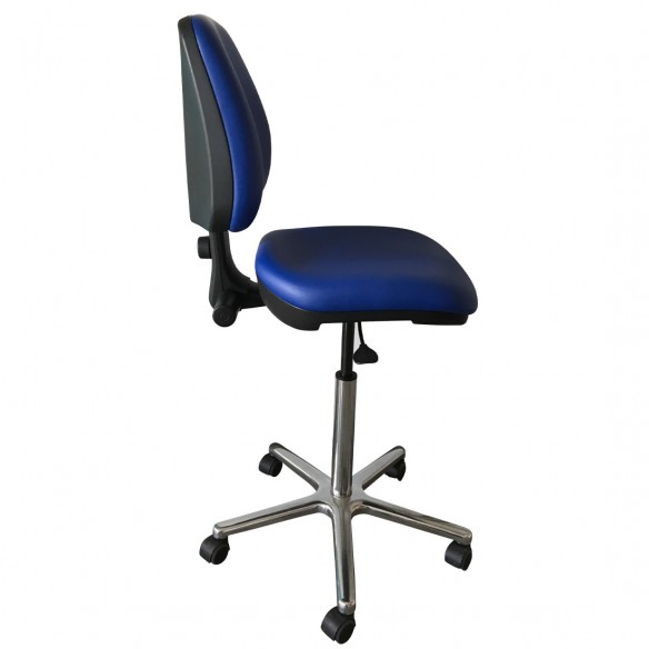 Laboratory chair with backrest