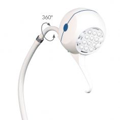 Lampada LED da 18W con testa girevole a 360°