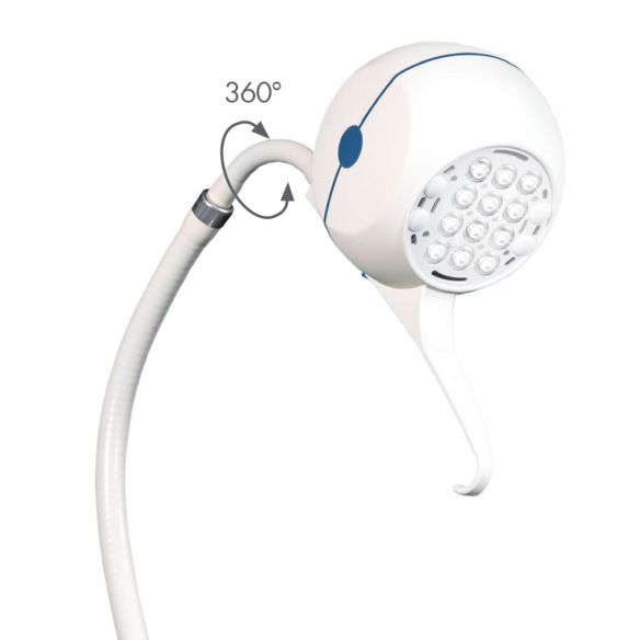 Lampada LED da 18W con testa girevole a 360°