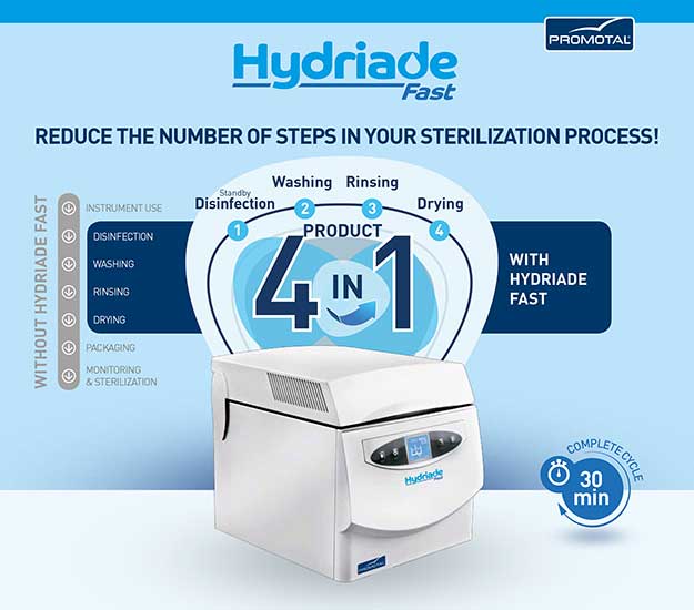 REDUCE THE NUMBER OF STEPS IN YOUR STERILIZATION PROCESS!