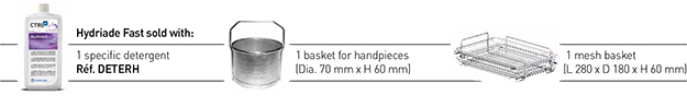 basket for handpieces